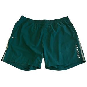 RHONE x Peleton Athletic Activewear Workout Performance Shorts Green Sz 2XL